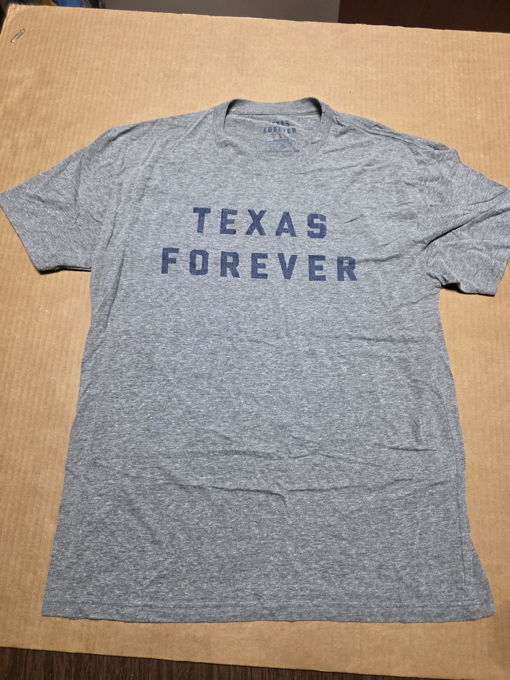 TEXAS FOREVER Next Level Apparel Unisex Crewneck T Shirt Size L